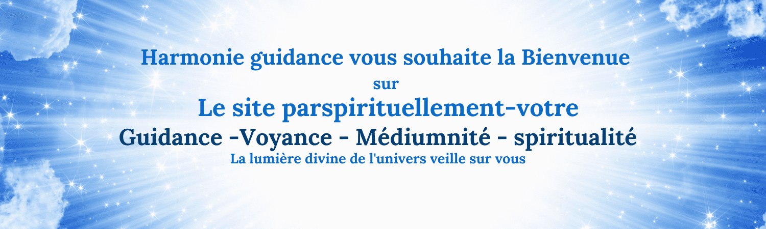 Guidance -Voyance - spiritualité bannière